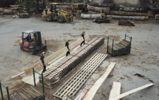 custom made 32 foot white oak slabs